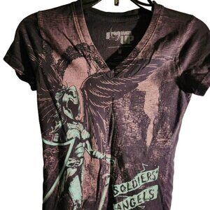 Ranger-Up Soldiers' Angel T-Shirt balck